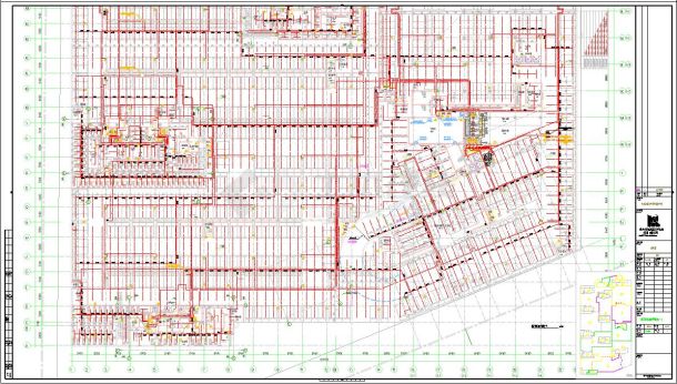 盛雅园地下室给排水施工CAD-图一