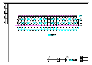某地临时建筑二层活动板房设计CAD施工图纸-图二