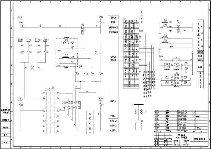 某高压电容器自动投切CAD构造设计图纸_图1