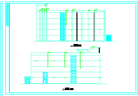 某地五层框架结构办公楼建筑施工图纸-图二