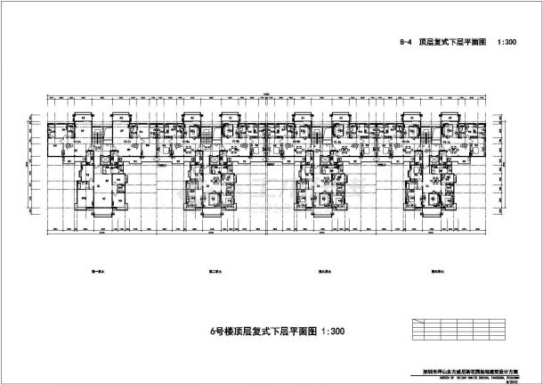 苏州某商业区多层单身公寓全套建筑施工设计cad图纸-图二