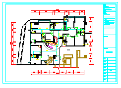 某地一层框架结构餐馆装饰设计全套cad施工图纸-图二