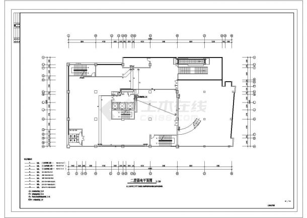 十五层商住楼电气设计施工图-图二