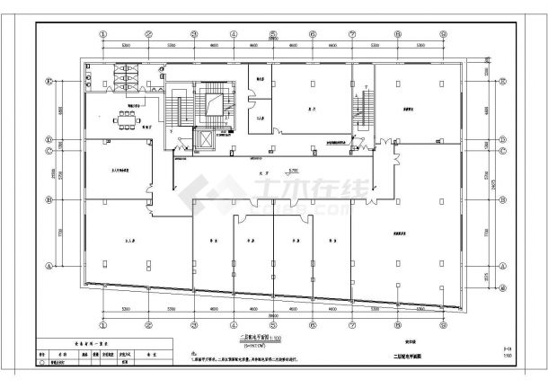 8层商住楼电气设计CAD施工图-图二