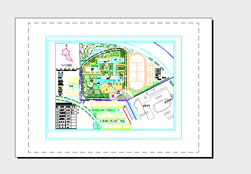 某小学规划建筑设计CAD图纸