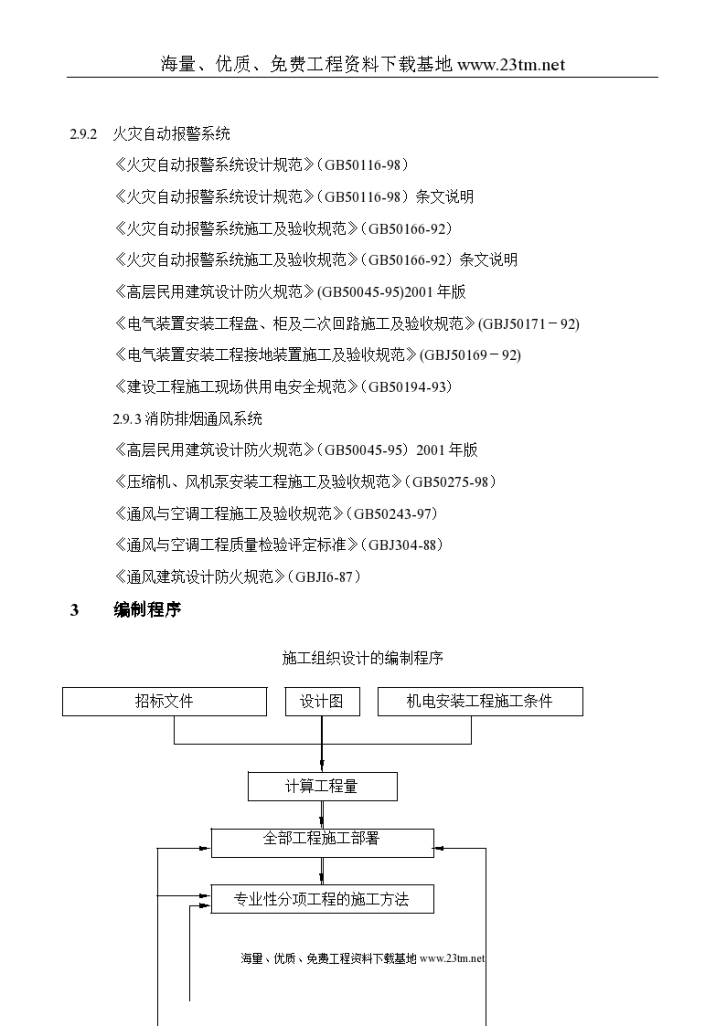 【商住楼消防系统施工组织设计】/-图二