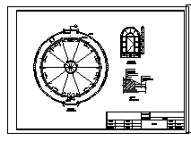 某蒙古包建筑设计施工图纸（具有民族特色风格）-图一