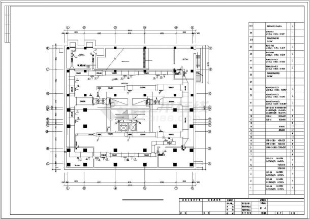商业大厦及商住楼采暖空调系统设计施工图（含给排水设计 消防系统设计）-图二