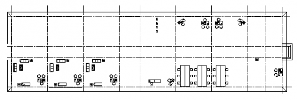 土木工程毕业设计_办公楼设计_3100平方米某四层办公楼建施cad图(含计算书，毕业设计)-图二