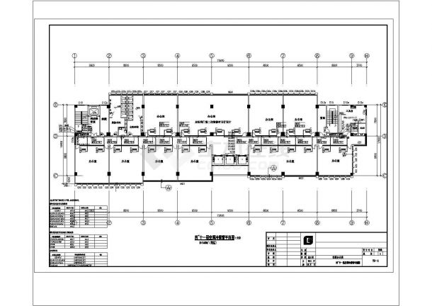 [东莞]高层办公楼多联机系统建筑设计施工图?-图二