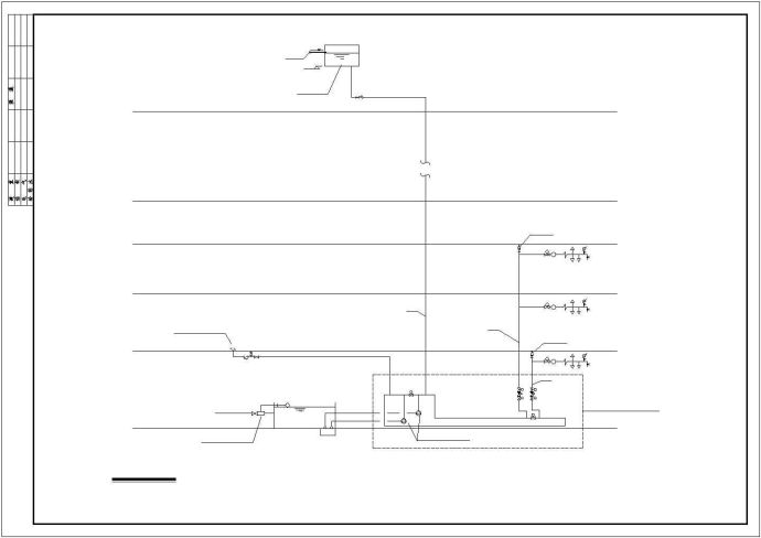 某13层商住楼给排水设计cad全套施工图（含设计说明，23张图）_图1