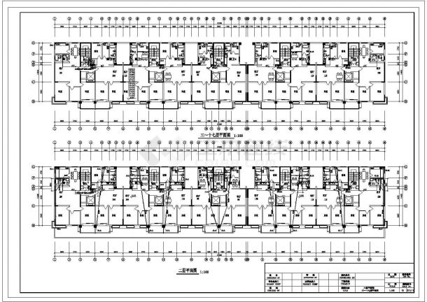 某18层综合商住楼给排水设计cad施工图（含设计说明）-图二
