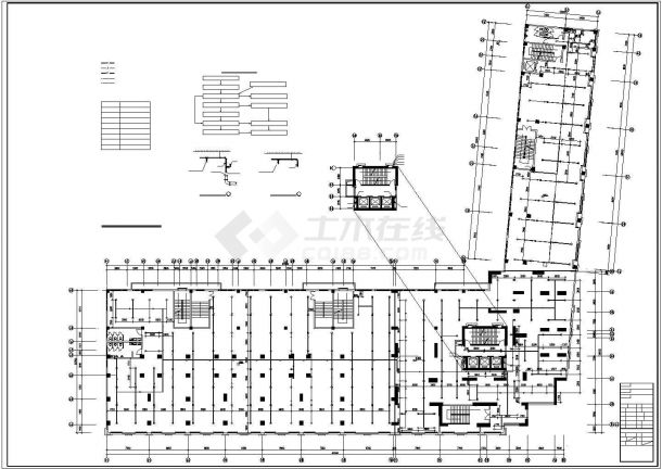某27层22000平方米V型商住楼给排水设计cad施工图（含设计说明）-图二