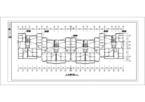十二层商住楼强电气设计CAD图（全套）-图一