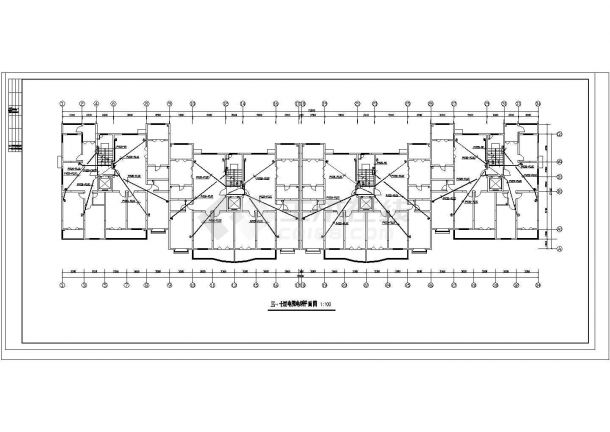 十二层商住楼强电气设计CAD图（全套）-图二
