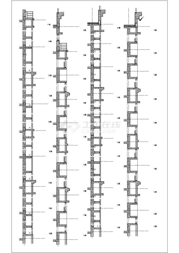 [广东]18层剪力墙结构住宅楼建筑结构施工图-图一