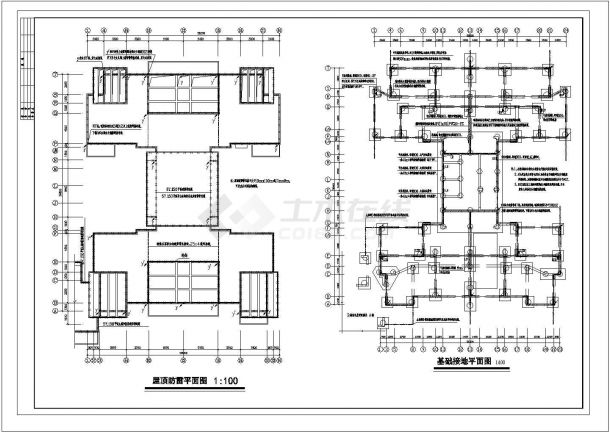某17层高层住宅电气CAD设计大样全套图纸-图一
