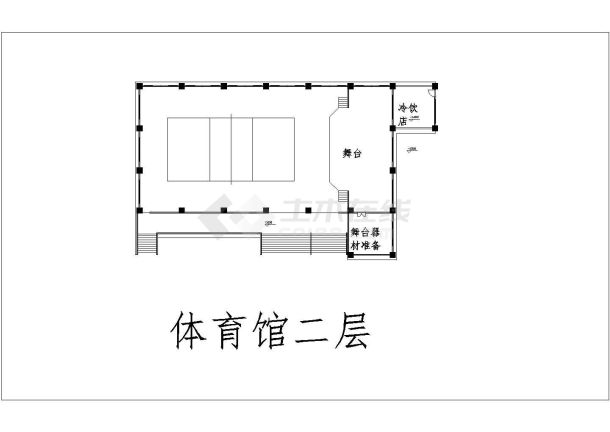 某地小学详细设计cad施工图-图一