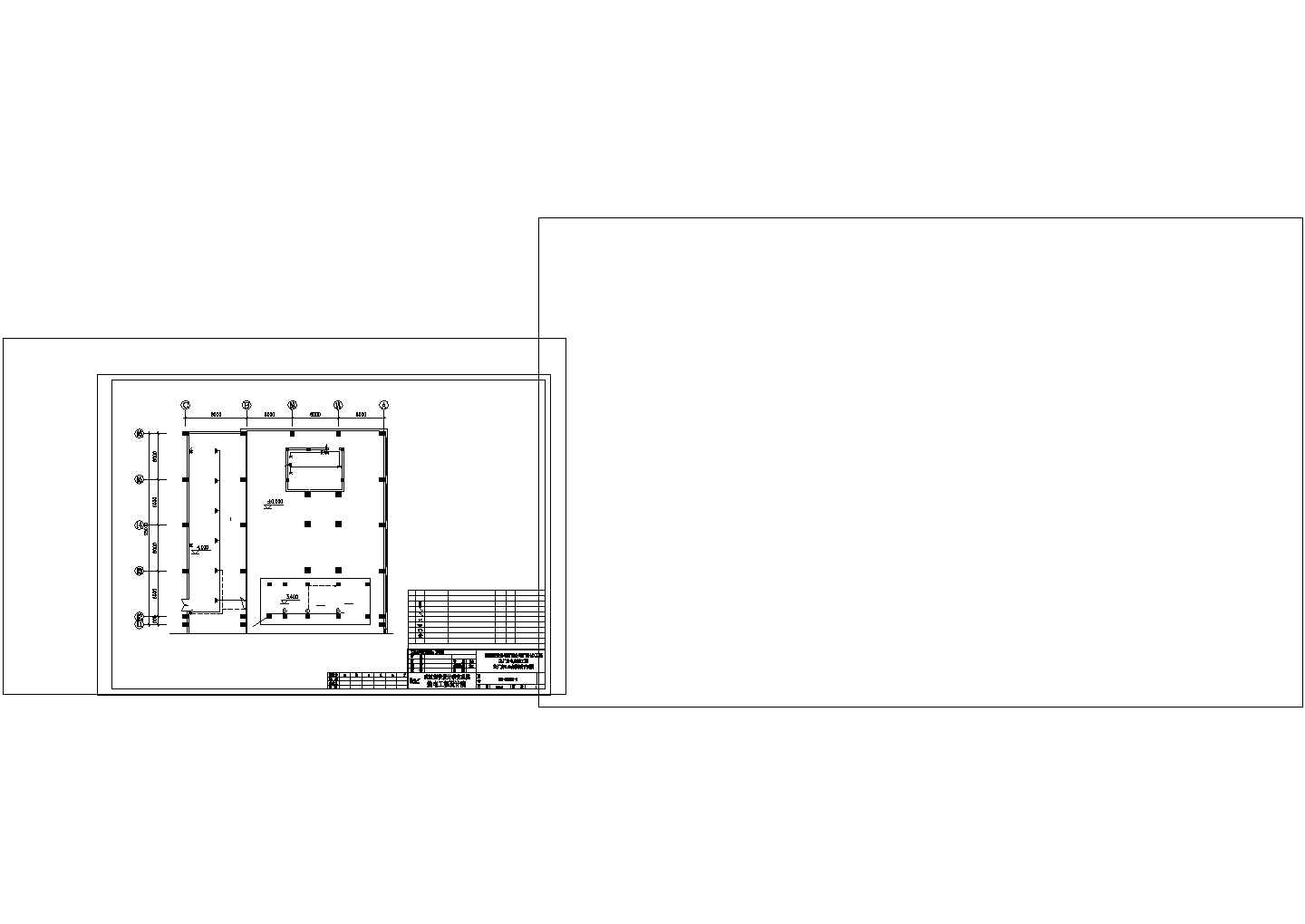 厂房设计_某厂房变电所平面CAD图纸