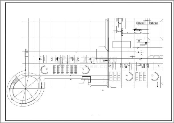 幼儿园设计_某三层幼儿园建筑设计施工CAD图-图一