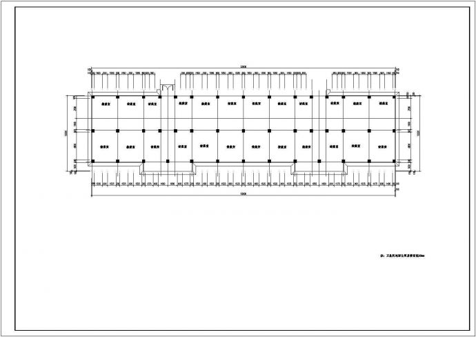 【6层】住宅楼全套设计（4118平，含计算书，建筑图，结构图）.dwg_图1