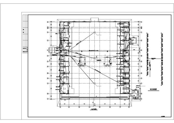 厂房设计_某厂房照明&配电室CAD图纸-图一