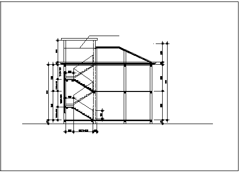 别墅设计_二层砖混结构农村现代独栋别墅建筑施工cad图,含效果图-图二