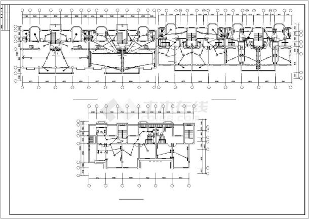 临泉复式住宅电气设计施工cad图纸，共七张-图二