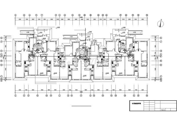 11936平米剪力墙结构住宅楼电气设计建施cad图（含计算书）-图一