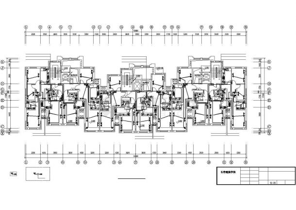 11936平米剪力墙结构住宅楼电气设计建施cad图（含计算书）-图二