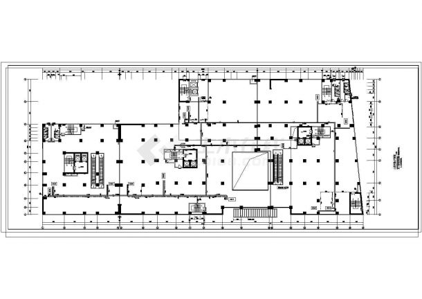 商业广场商住楼空调通风防排烟系统设计施工图（中央集中式空调）-图二