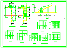 某中学操场与食堂建施设计CAD图纸_图1