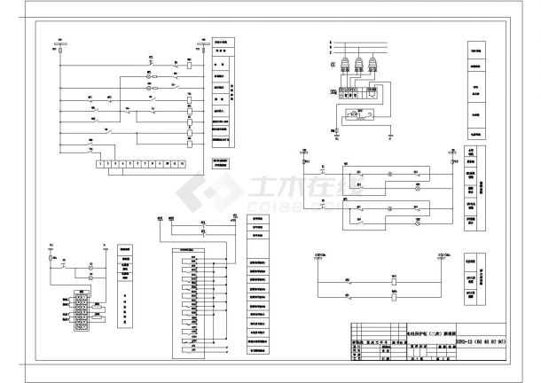 某10KV电机正反转配电系统CAD完整图纸-图二