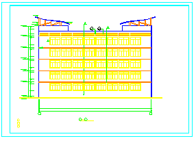 大堡小学建筑cad设计全套施工图-图二