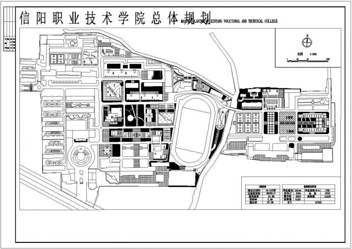 北京海淀区某大学19万平米校区规划设计CAD图纸_图1