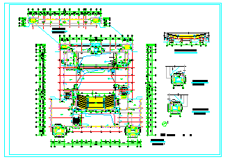 某大学礼堂建筑设计CAD施工图纸-图二