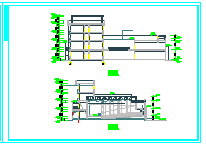 高校行政楼建筑设计CAD施工图纸-图二