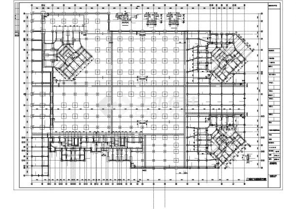 [四川]地下单层框架剪力墙结构车库结构施工图-图一