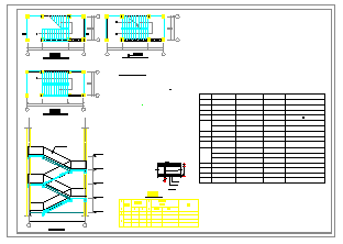 某学校教学楼CAD建筑设计施工图纸-图一