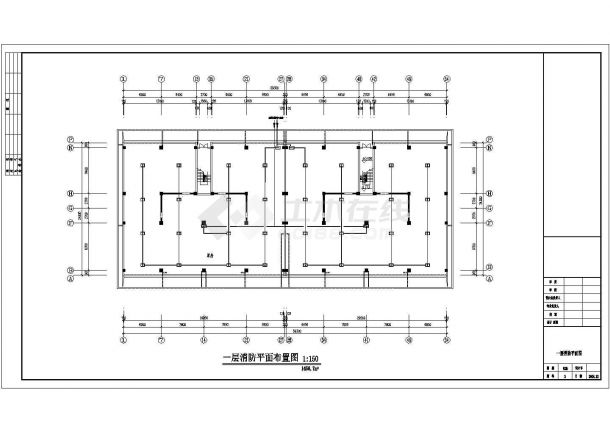 某多层小区住宅楼CAD电气设计施工图纸-图二