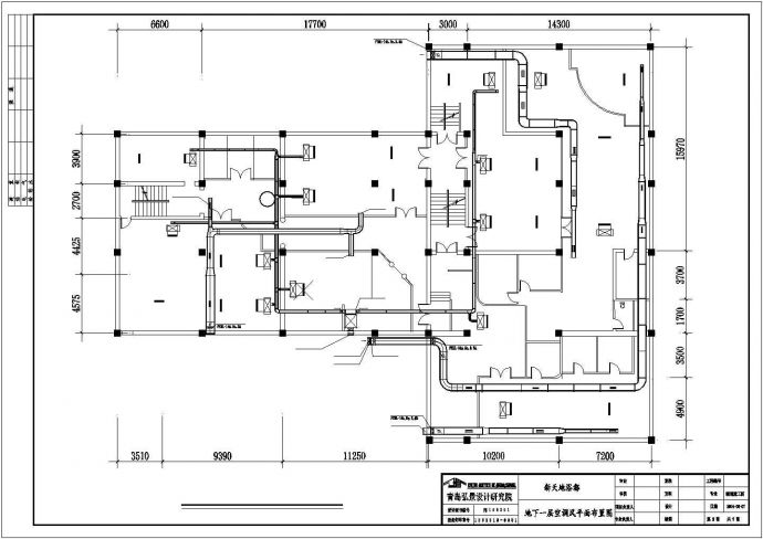 某新天地中央空调CAD设计大样全套电气图纸_图1