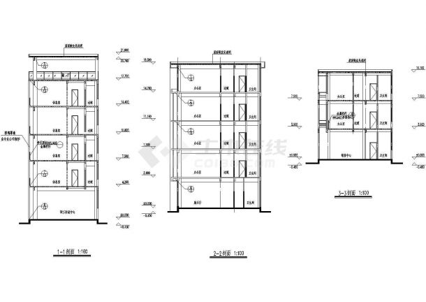 厂房设计_某地区新建厂房建筑详细设计方案施工CAD图纸-图二