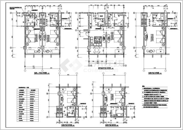 某公司高层大厦建筑设计CAD图纸-图二