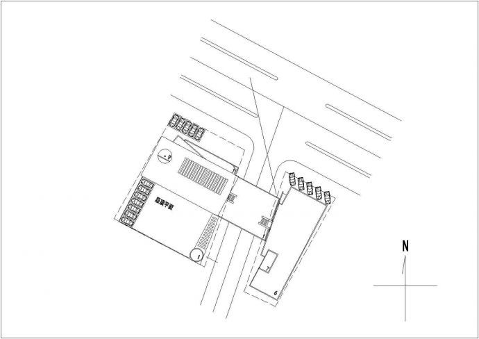 某小型供电公司办公大楼建筑设计CAD图_图1