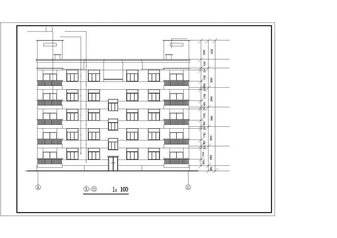 某高层住宅小区建筑大样收集设计施工方案CAD图纸_图1