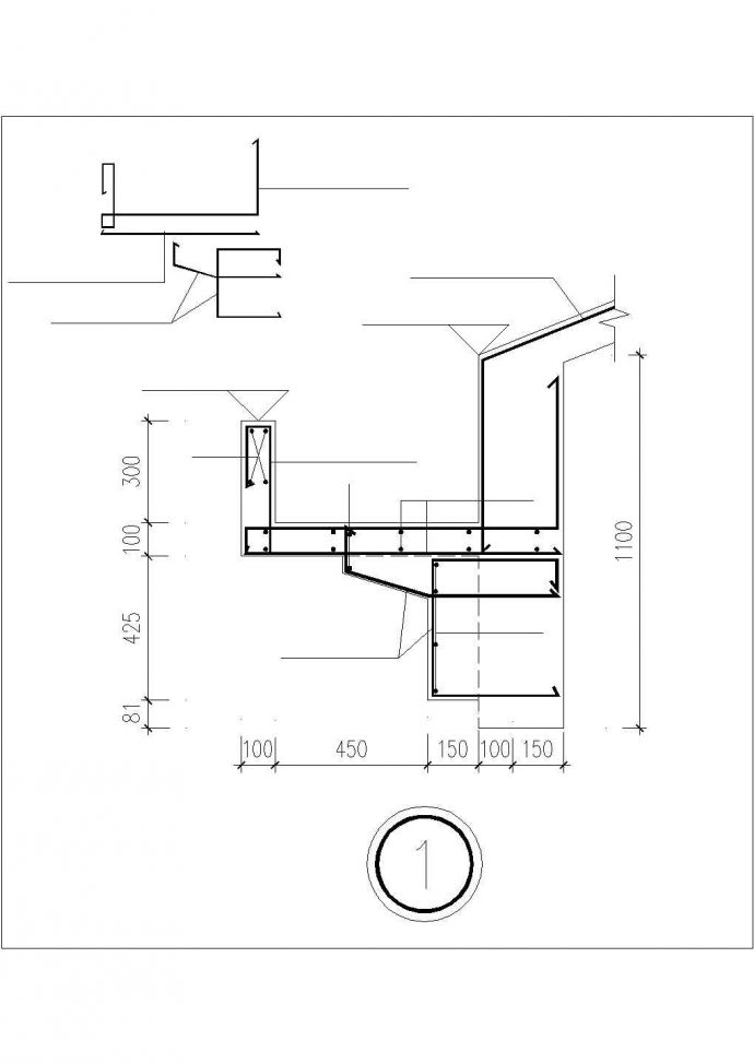 某小学改扩建加固改造结构设计施工方案CAD图纸_图1