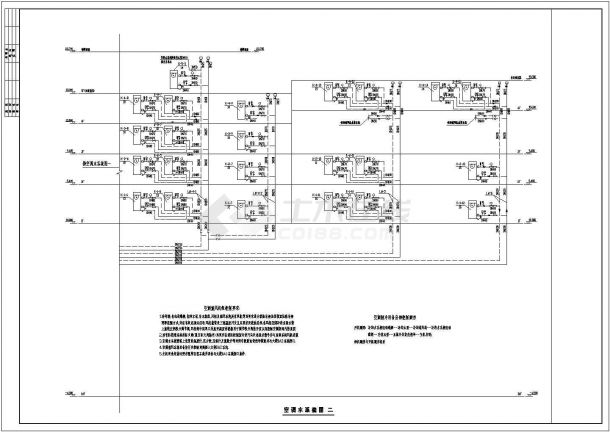 某综合性商场空调通风排烟系统设计cad全套施工图（甲级院设计）-图二