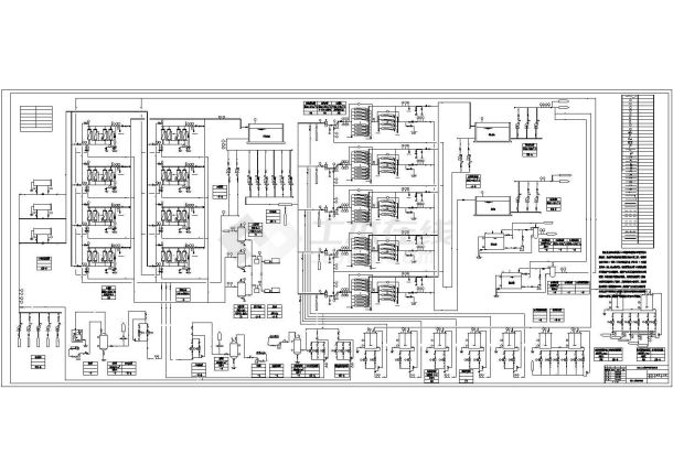 某再生水回用工程设计施工方案CAD图纸-图一