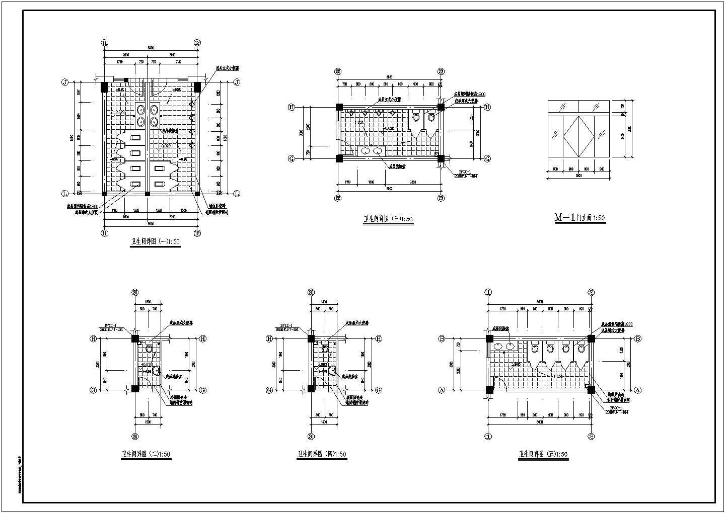 某地区现代新菜场建筑全套详细设计方案施工CAD图纸