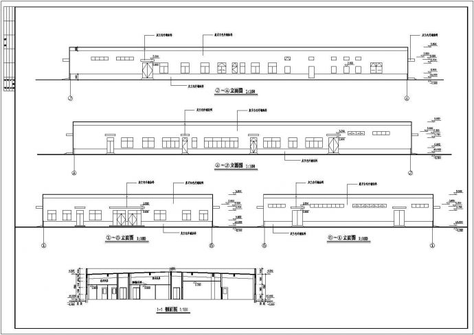 某地区中药饮片车间建筑详细设计方案施工CAD图纸_图1